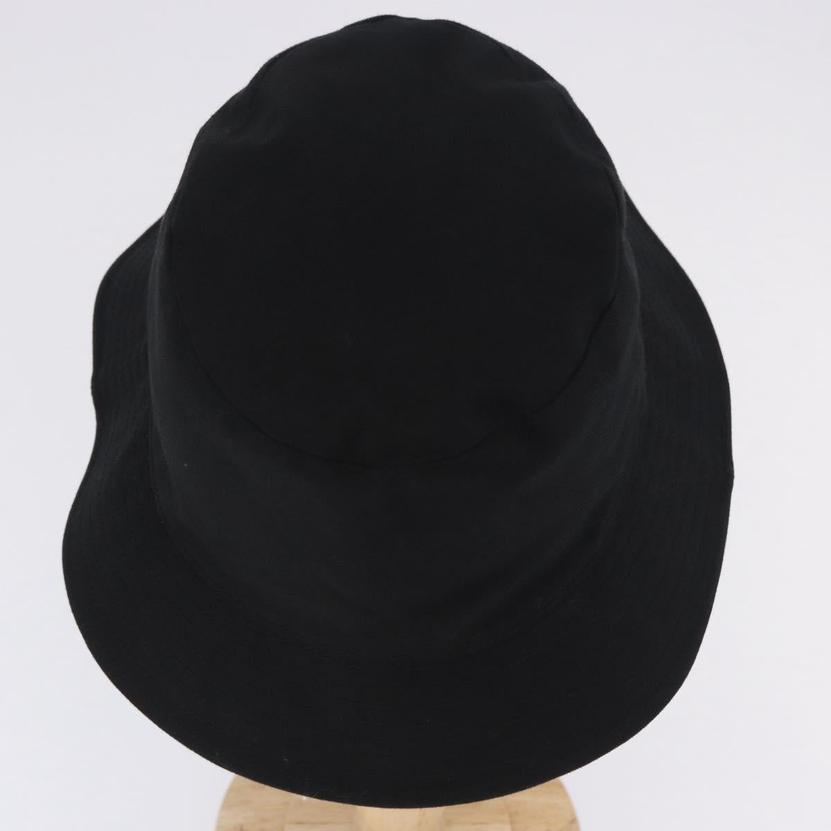 CELINE Bucket Hat Cotton M Black Auth BA15277M
