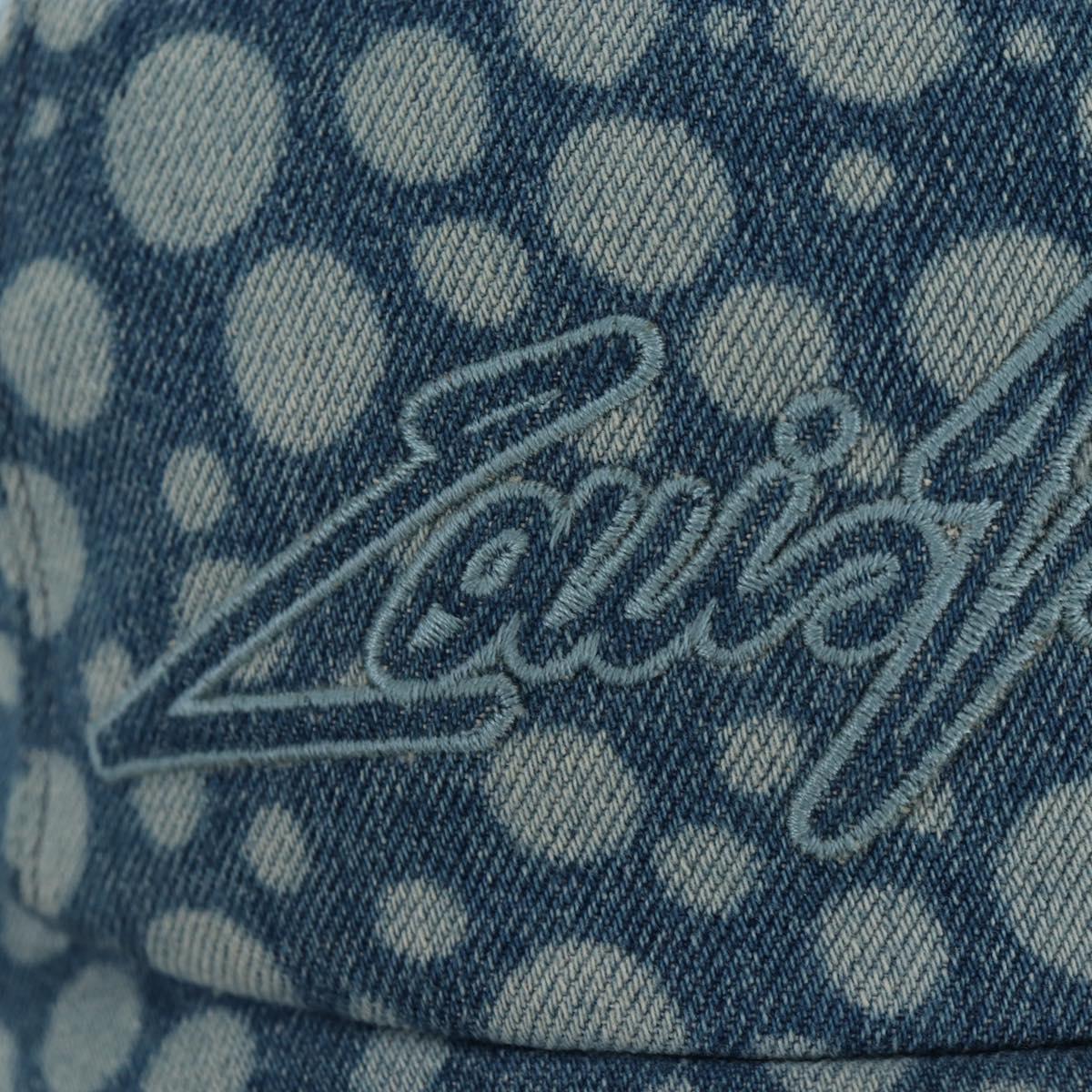 LOUIS VUITTON Casquette Infinity Dot Hat Denim Blue M7062M LV Auth BA15279M
