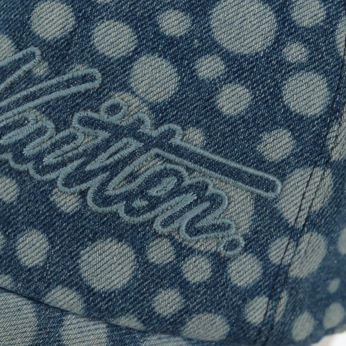 LOUIS VUITTON Casquette Infinity Dot Hat Denim Blue M7062M LV Auth BA15279M