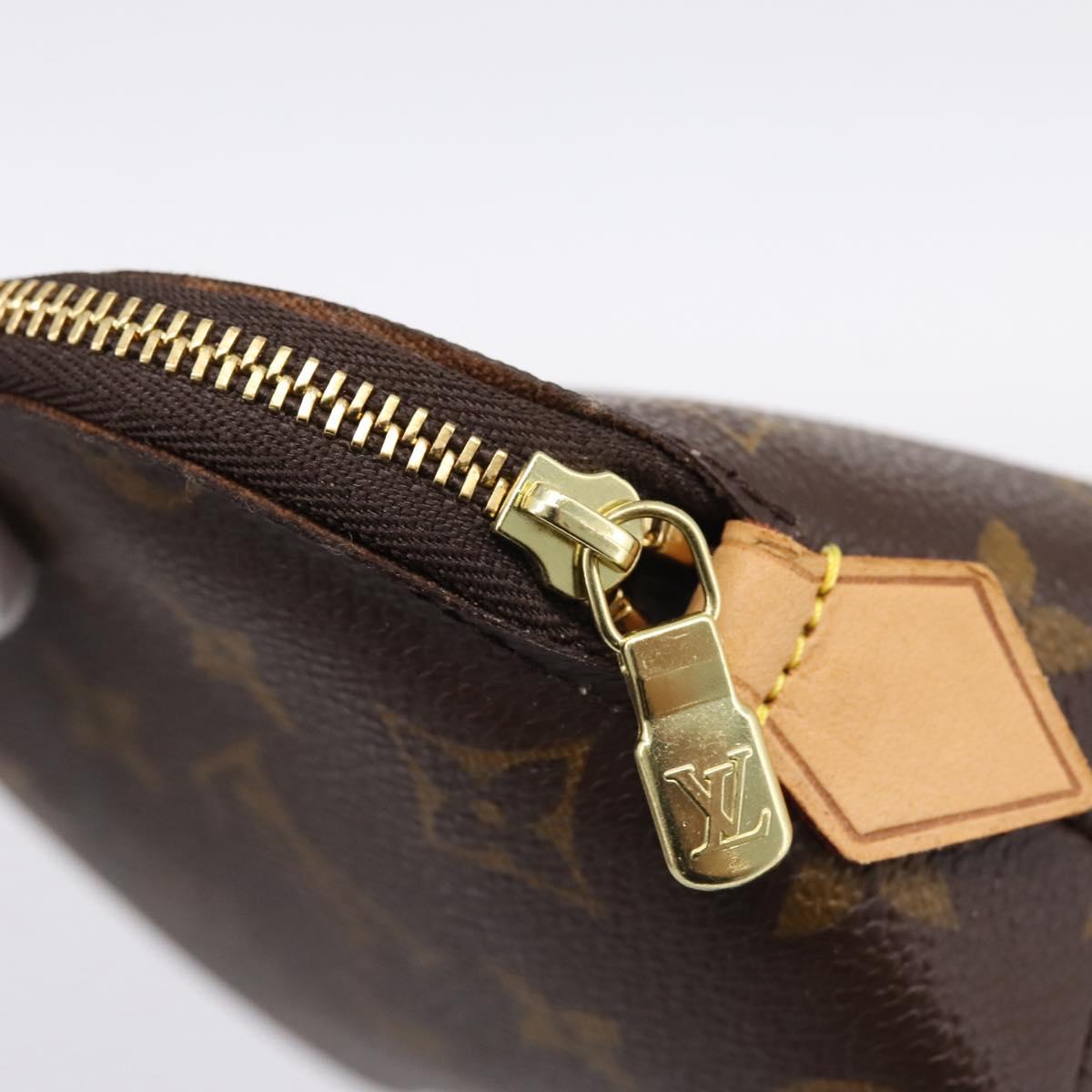 LOUIS VUITTON Monogram Pochette Cosmetic PM Pouch M47515 LV Auth BA15288