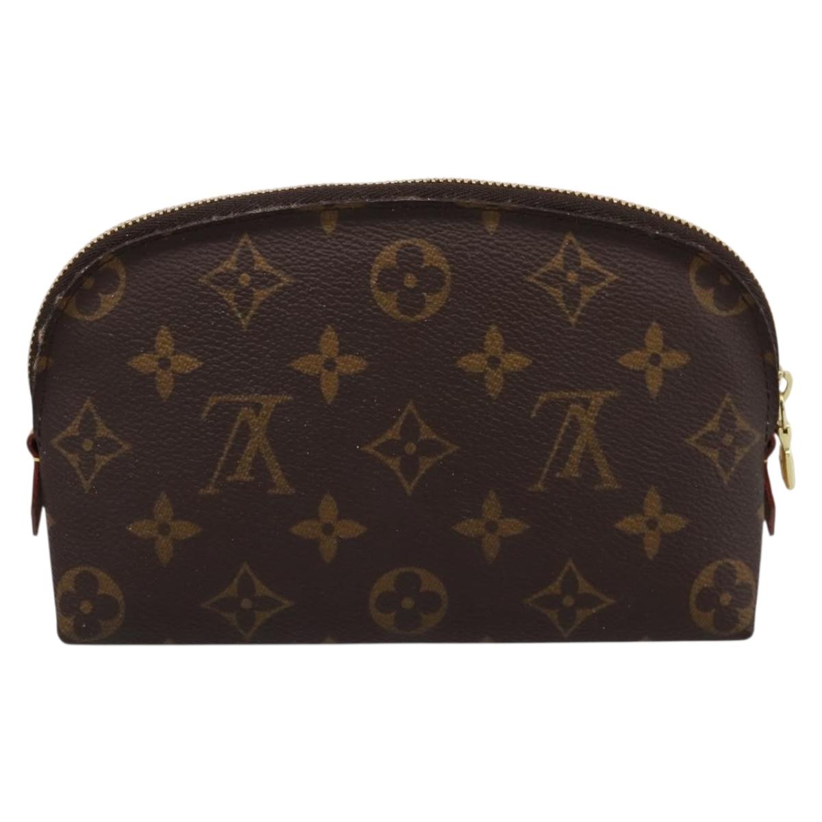 LOUIS VUITTON Monogram Pochette Cosmetic PM Pouch M47515 LV Auth BA15288