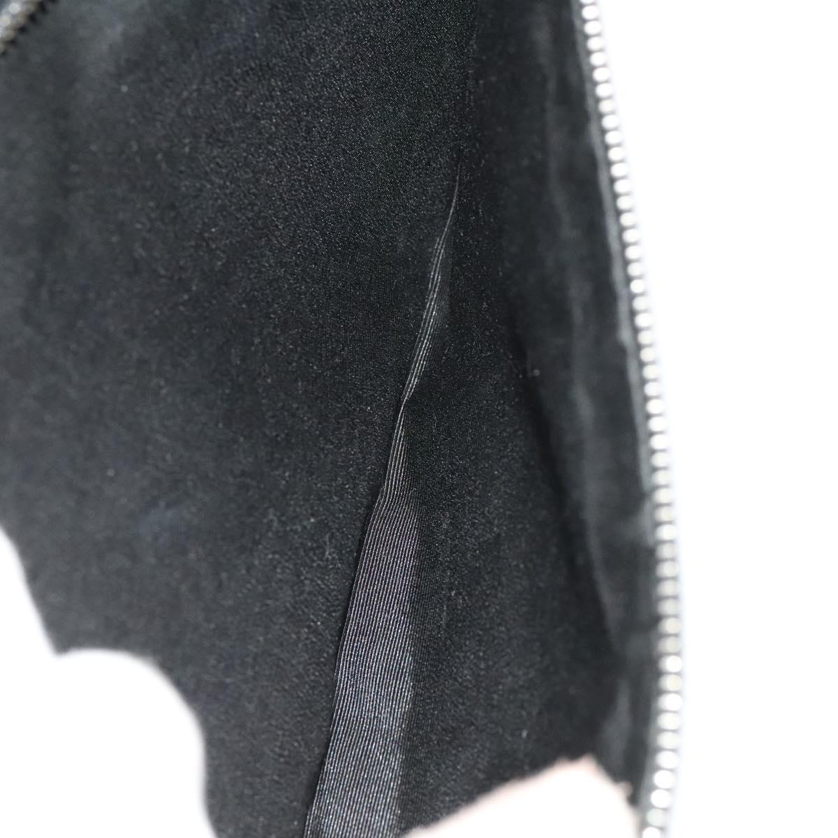 BVLGARI Logo Mania Shoulder Bag Canvas Black Auth BA1529