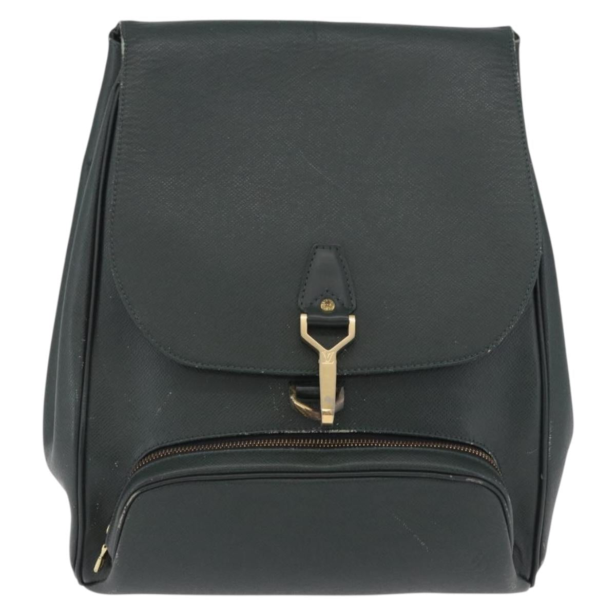 LOUIS VUITTON Taiga Cashier Backpack Epicea M30174 LV Auth BA15291