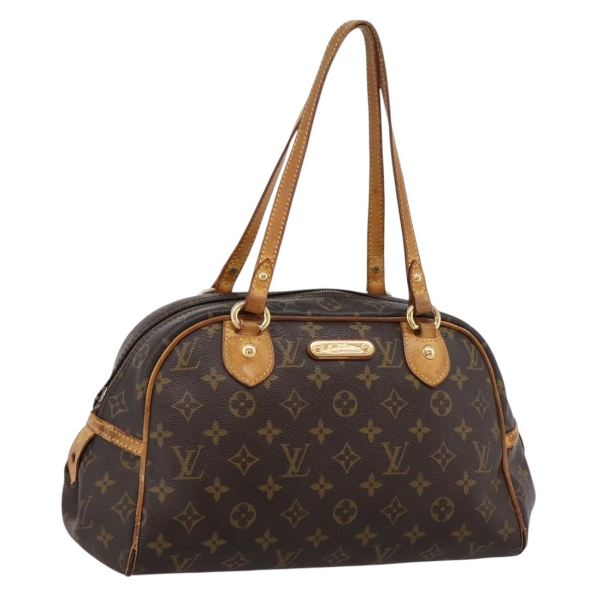 LOUIS VUITTON Monogram Montorgueil PM Hand Bag M95565 LV Auth BA15305