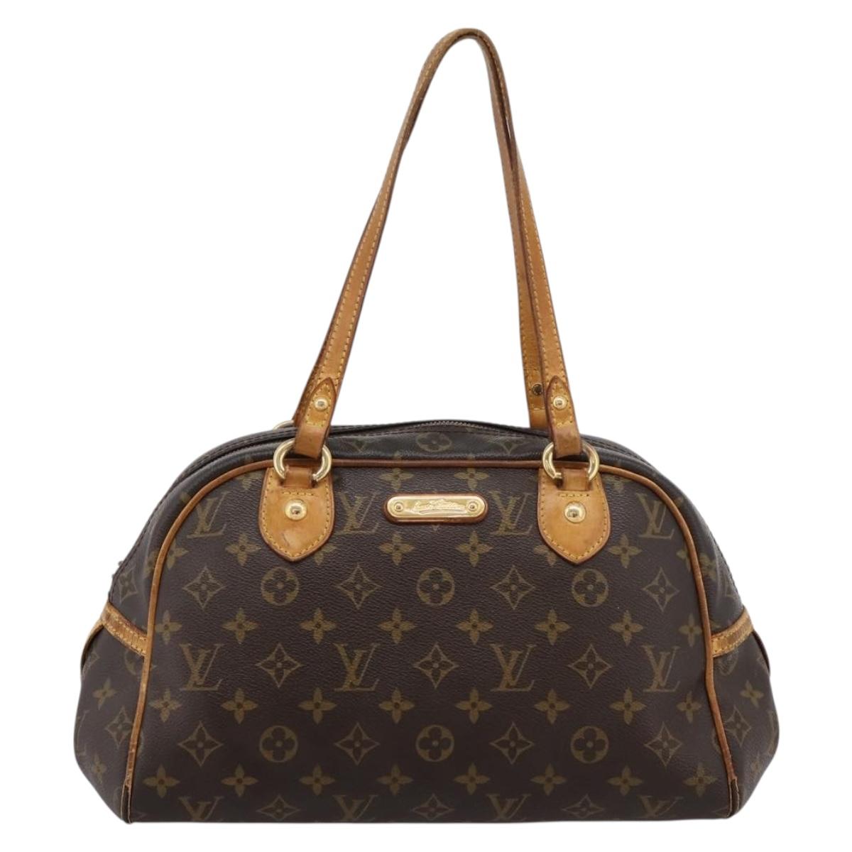 LOUIS VUITTON Monogram Montorgueil PM Hand Bag M95565 LV Auth BA15305
