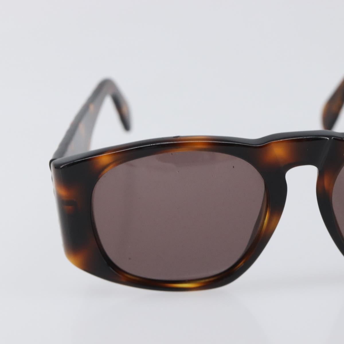 CHANEL Tortoise Pattern Sunglasses Plastic Brown Gold CC Auth BA15309