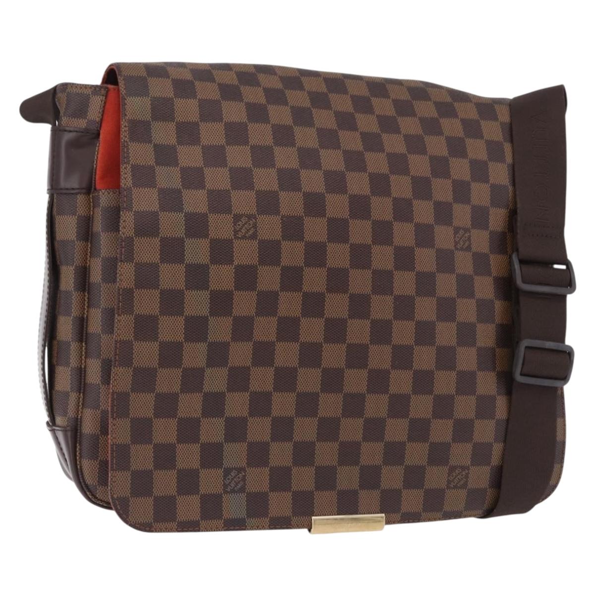 LOUIS VUITTON Damier Ebene Bastille Shoulder Bag N45258 LV Auth BA15323