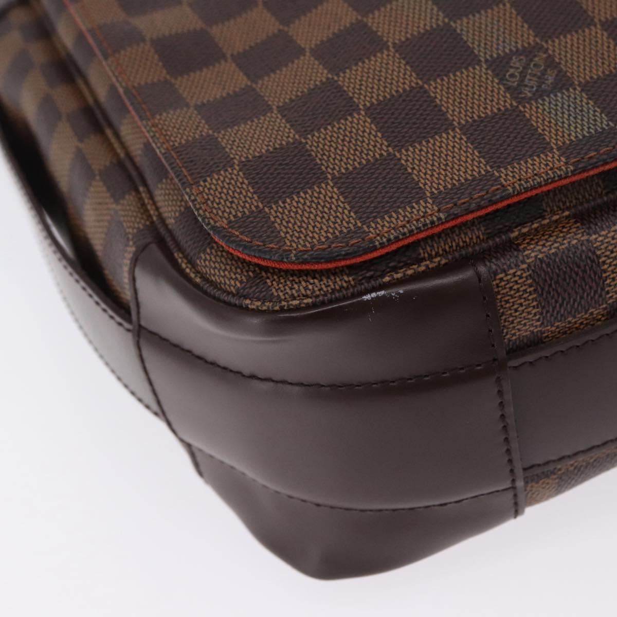 LOUIS VUITTON Damier Ebene Bastille Shoulder Bag N45258 LV Auth BA15323