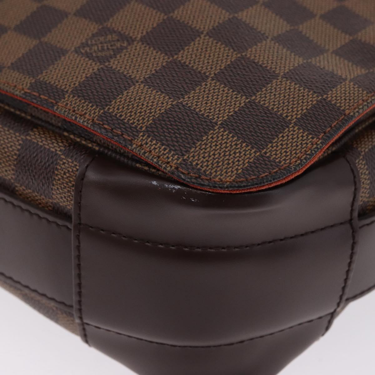 LOUIS VUITTON Damier Ebene Bastille Shoulder Bag N45258 LV Auth BA15323