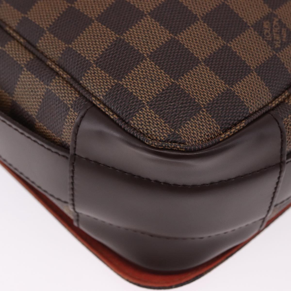 LOUIS VUITTON Damier Ebene Bastille Shoulder Bag N45258 LV Auth BA15323