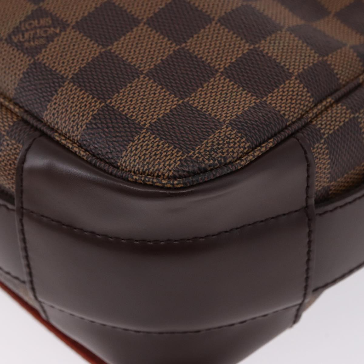 LOUIS VUITTON Damier Ebene Bastille Shoulder Bag N45258 LV Auth BA15323
