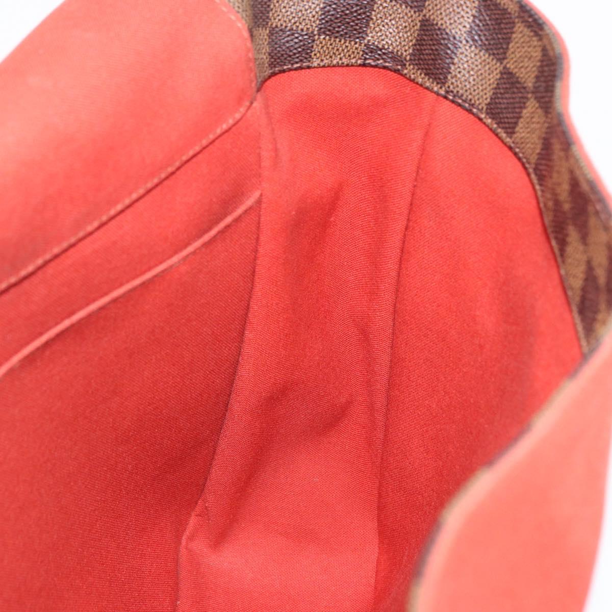 LOUIS VUITTON Damier Ebene Bastille Shoulder Bag N45258 LV Auth BA15323