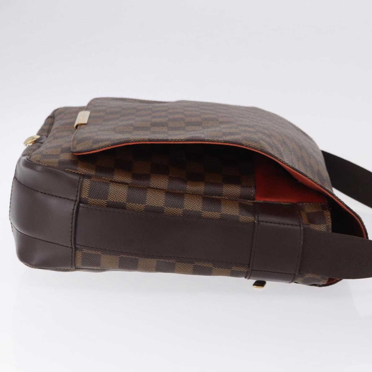 LOUIS VUITTON Damier Ebene Bastille Shoulder Bag N45258 LV Auth BA15323