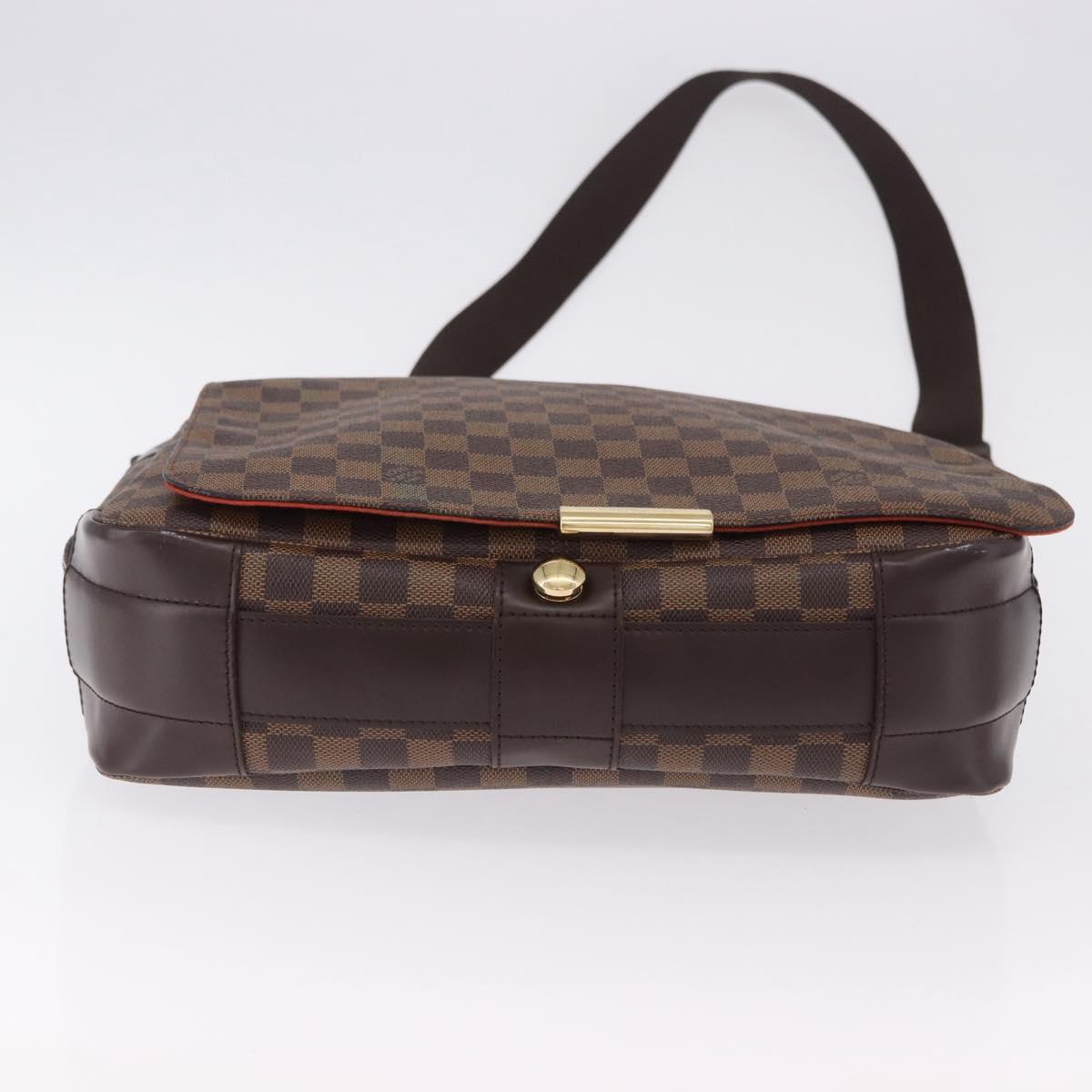 LOUIS VUITTON Damier Ebene Bastille Shoulder Bag N45258 LV Auth BA15323