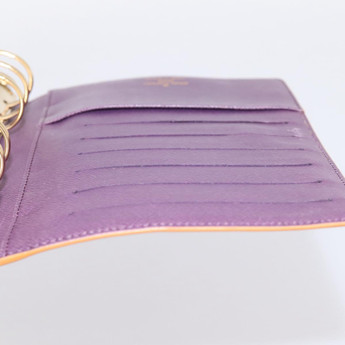 LOUIS VUITTON Epi Agenda MM Day Planner Cover Yellow R20049 LV Auth BA15337