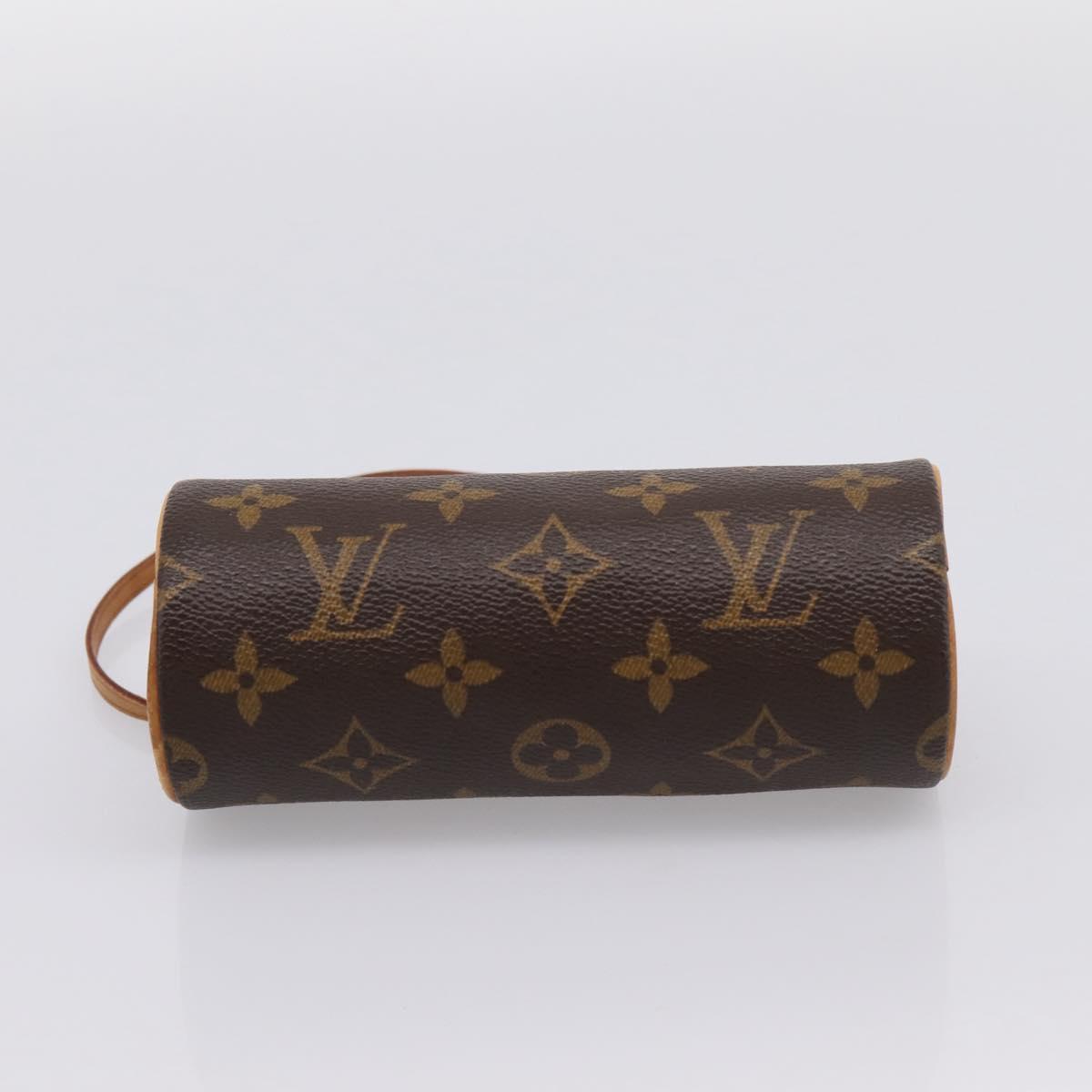 LOUIS VUITTON Monogram Papillon Pouch LV Auth BA15340