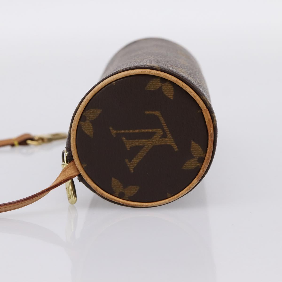 LOUIS VUITTON Monogram Papillon Pouch LV Auth BA15340