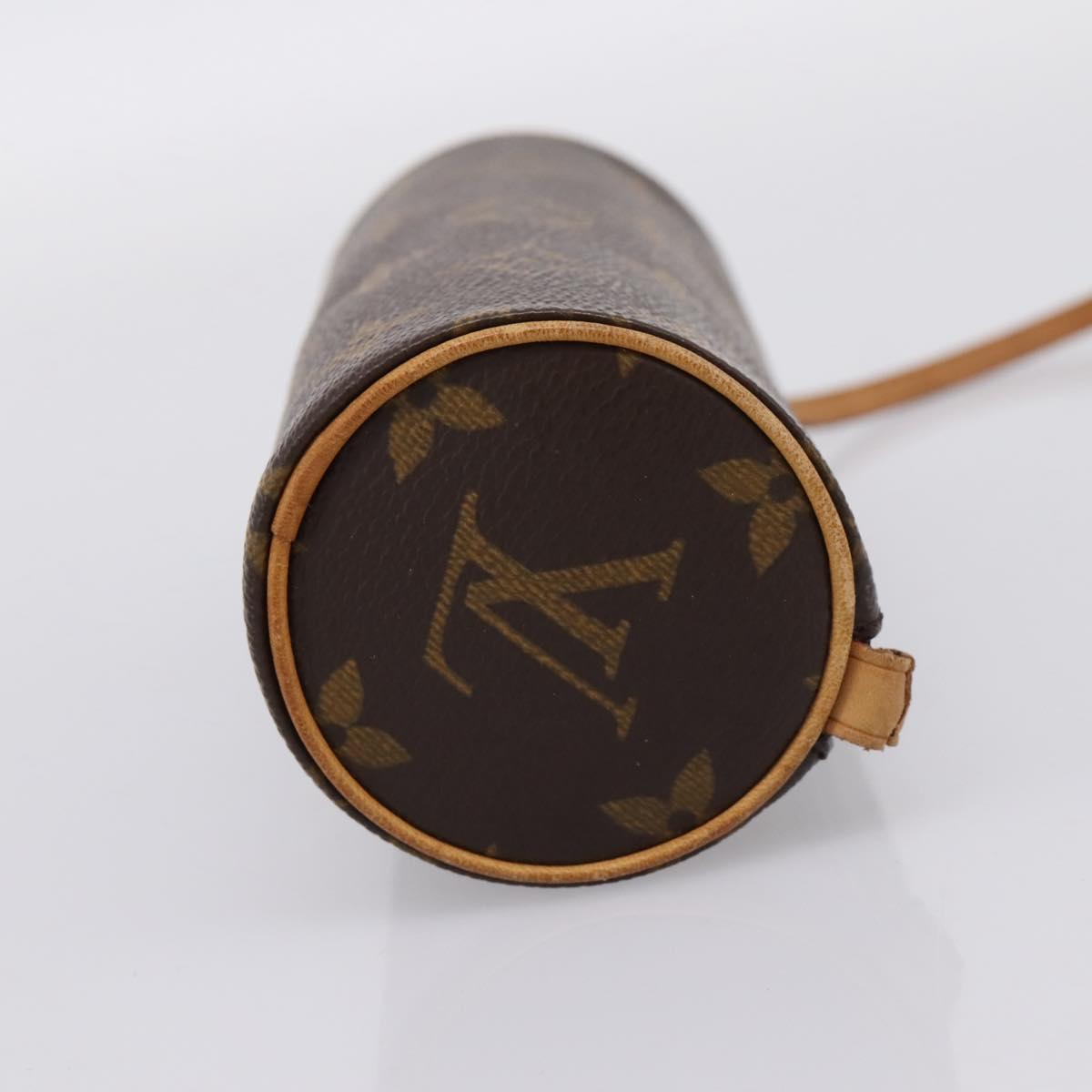 LOUIS VUITTON Monogram Papillon Pouch LV Auth BA15340