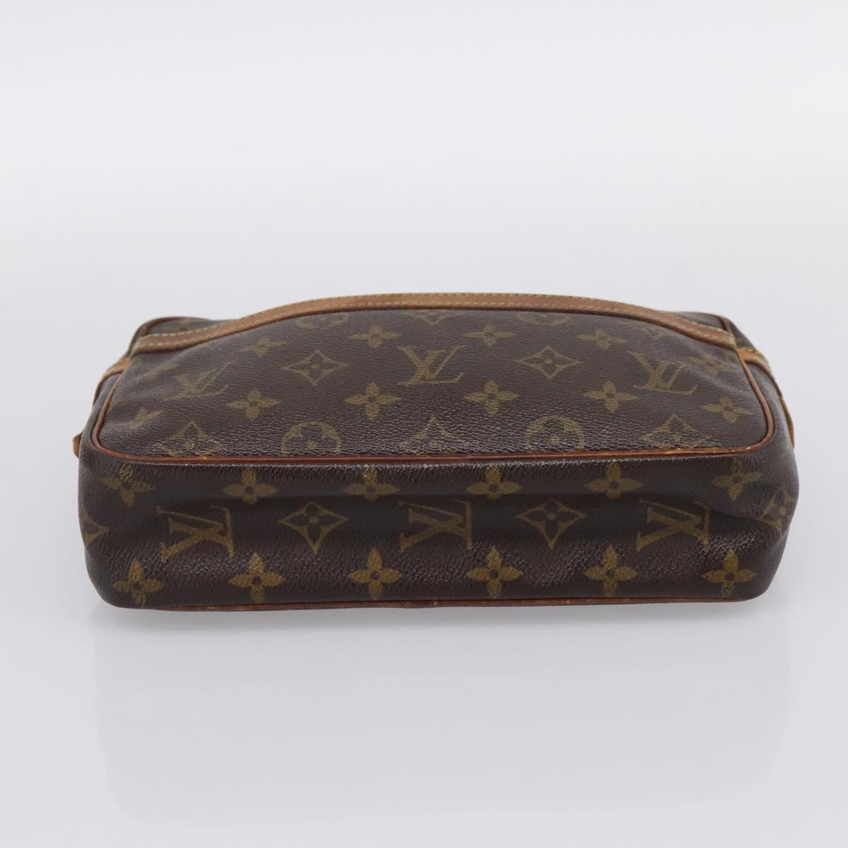 LOUIS VUITTON Monogram Compiegne 23 Clutch Bag M51847 LV Auth BA15342