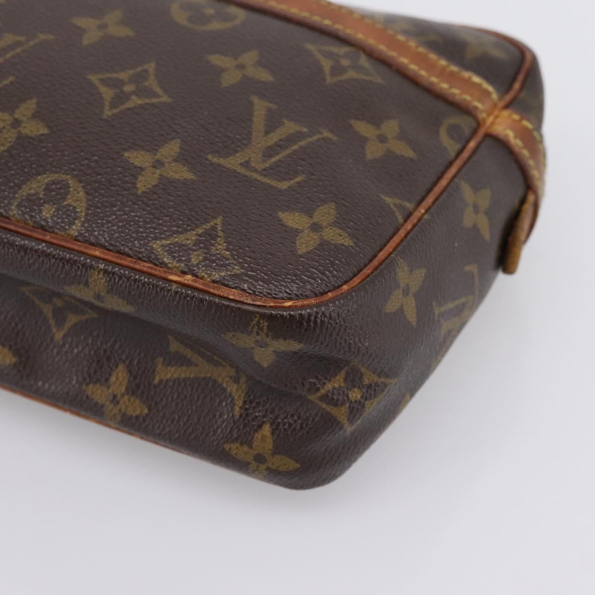 LOUIS VUITTON Monogram Compiegne 23 Clutch Bag M51847 LV Auth BA15342