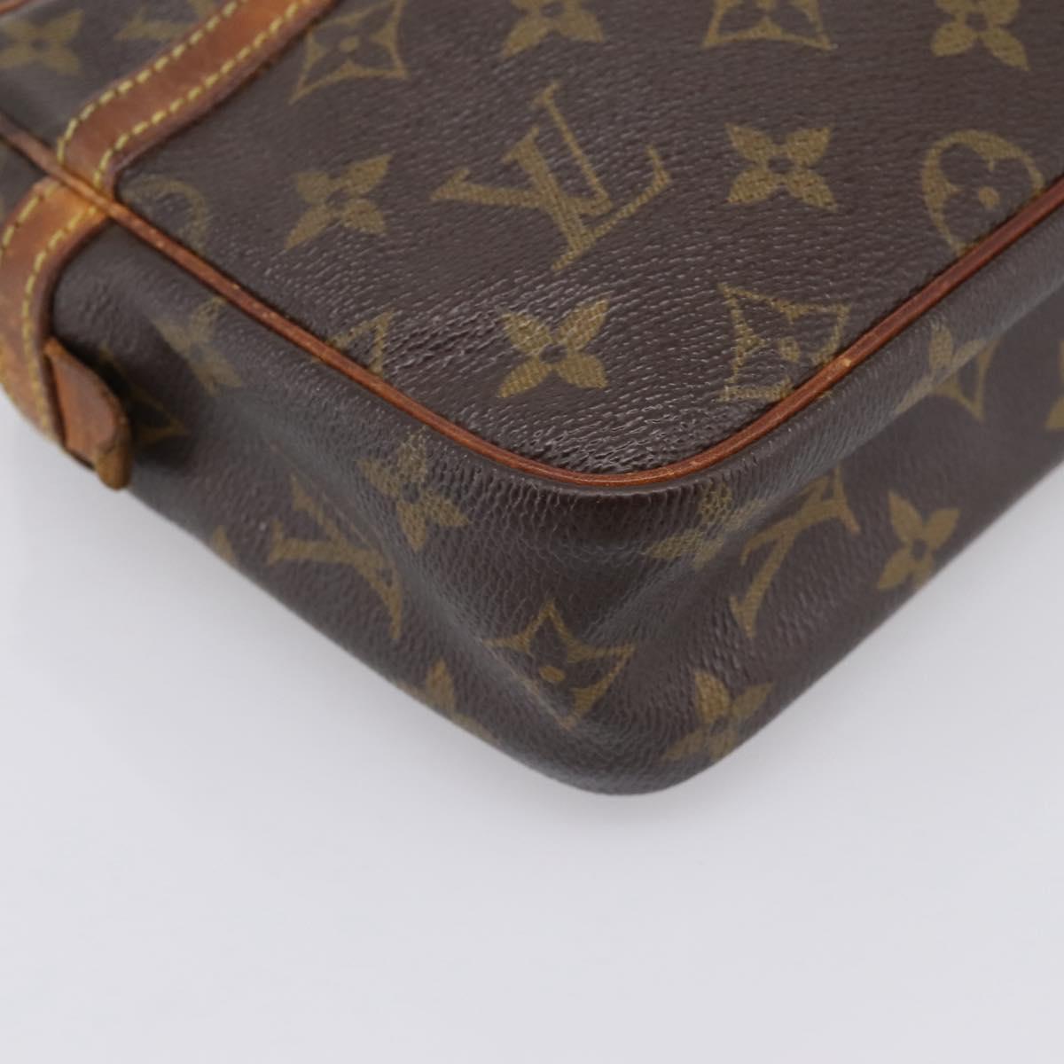 LOUIS VUITTON Monogram Compiegne 23 Clutch Bag M51847 LV Auth BA15342