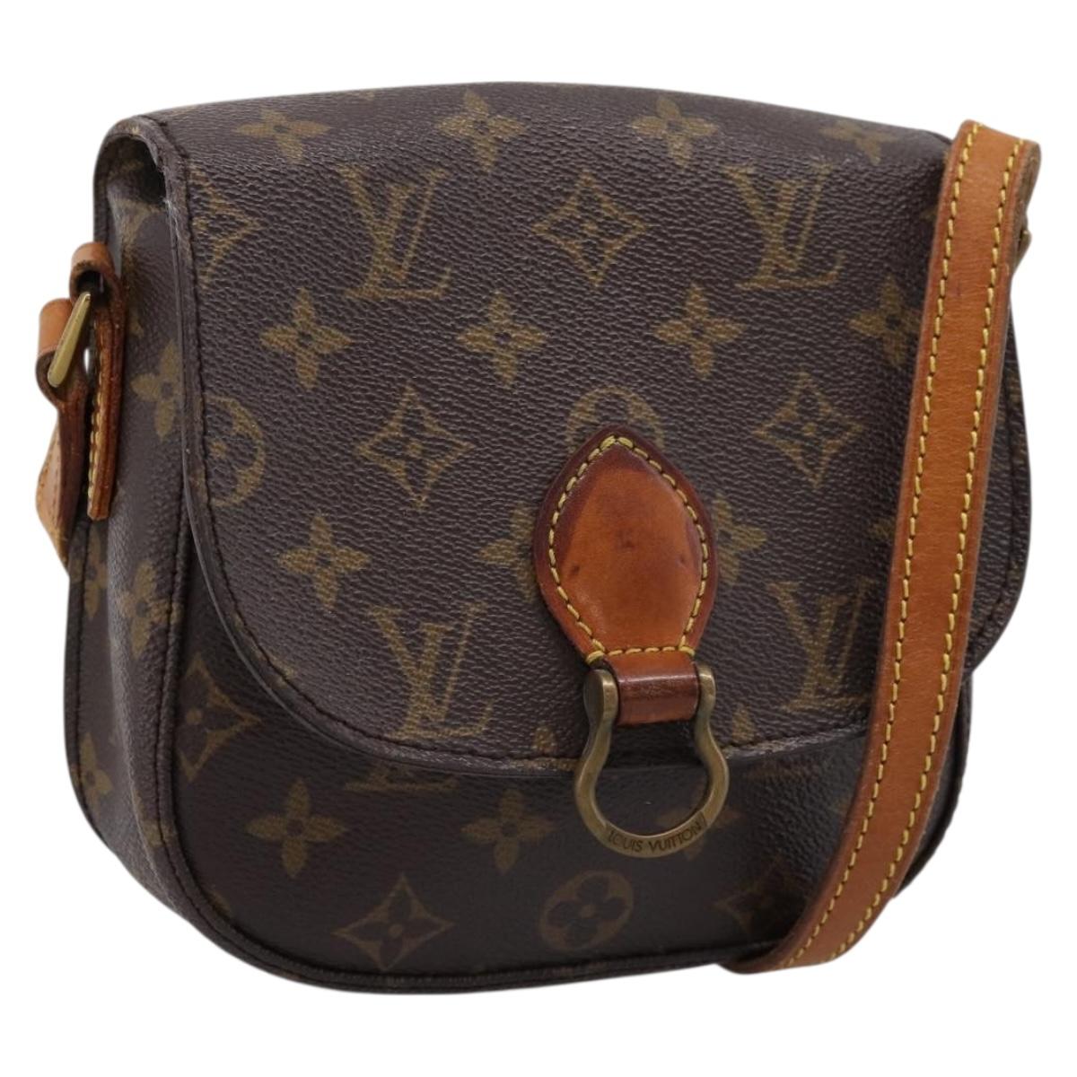 LOUIS VUITTON Monogram Saint Cloud PM Shoulder Bag M51244 LV Auth BA15343