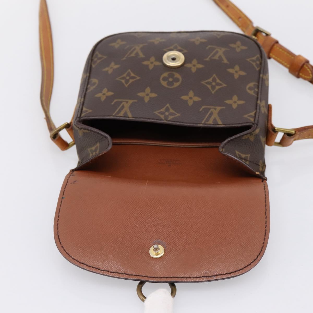 LOUIS VUITTON Monogram Saint Cloud PM Shoulder Bag M51244 LV Auth BA15343