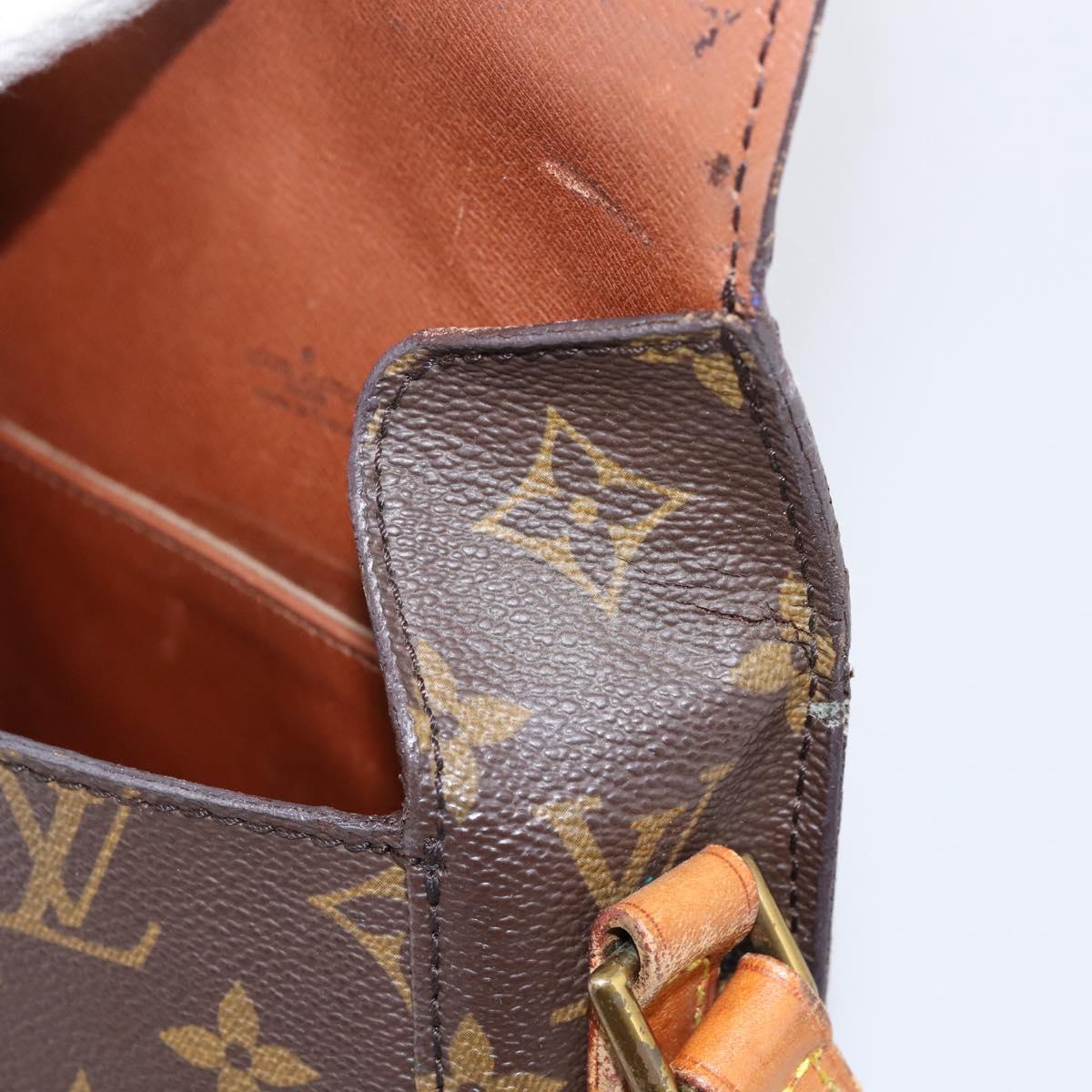 LOUIS VUITTON Monogram Saint Cloud PM Shoulder Bag M51244 LV Auth BA15343