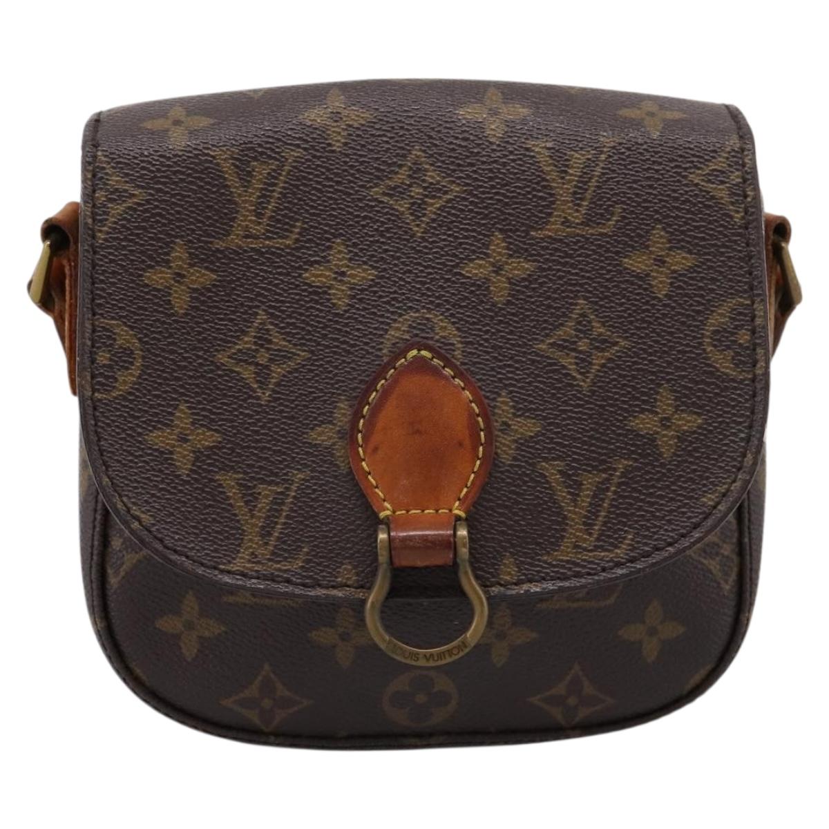 LOUIS VUITTON Monogram Saint Cloud PM Shoulder Bag M51244 LV Auth BA15343