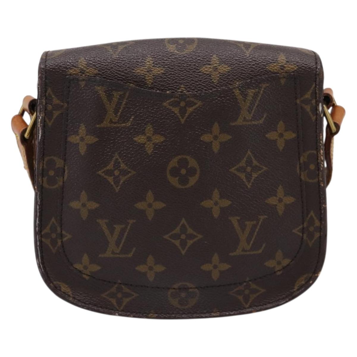 LOUIS VUITTON Monogram Saint Cloud PM Shoulder Bag M51244 LV Auth BA15343