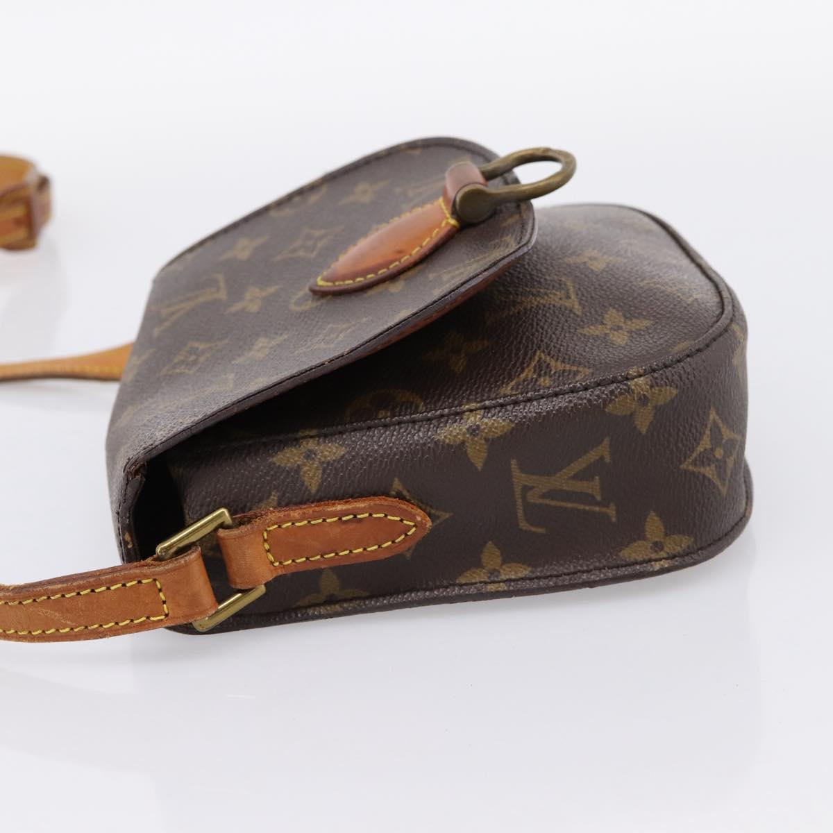 LOUIS VUITTON Monogram Saint Cloud PM Shoulder Bag M51244 LV Auth BA15343