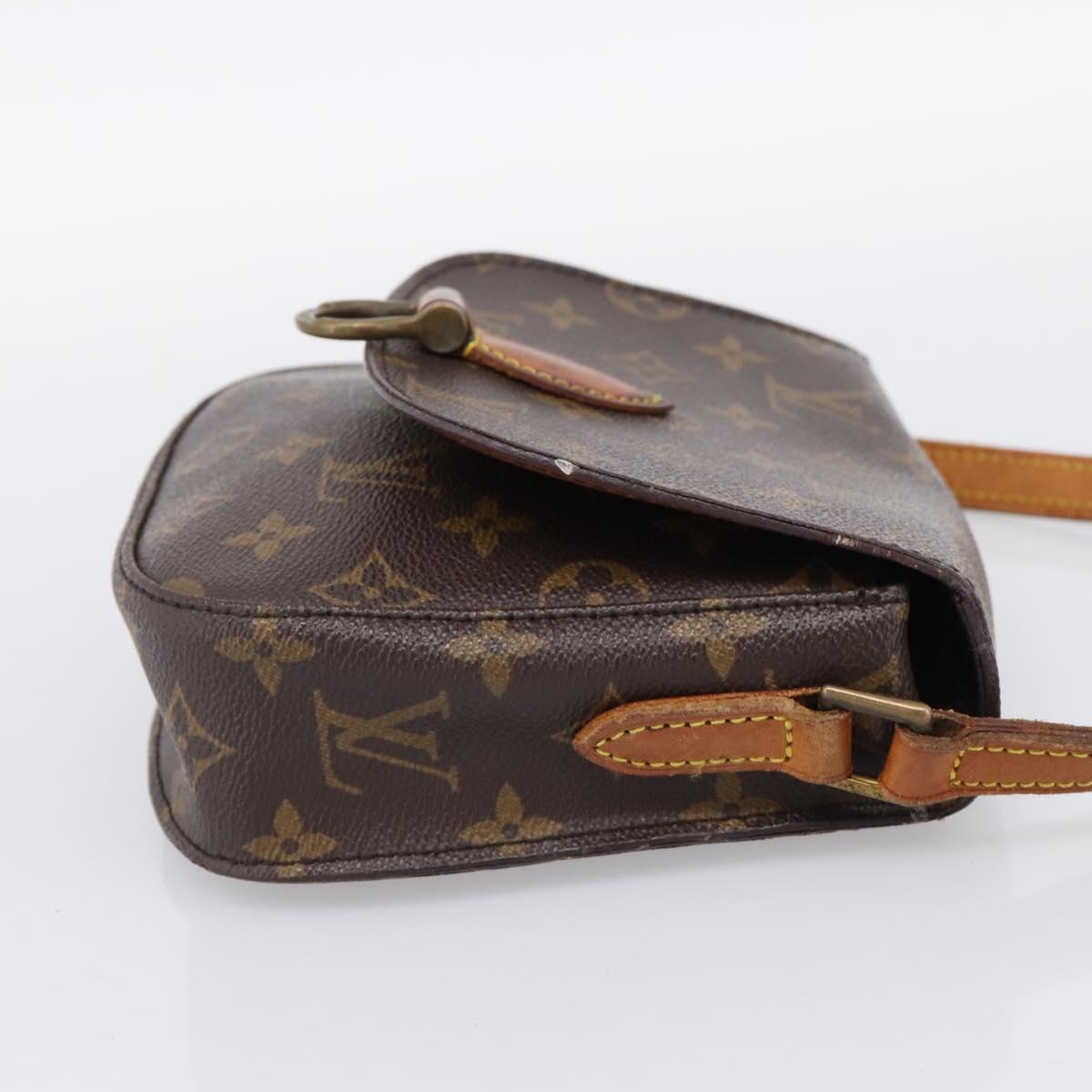 LOUIS VUITTON Monogram Saint Cloud PM Shoulder Bag M51244 LV Auth BA15343