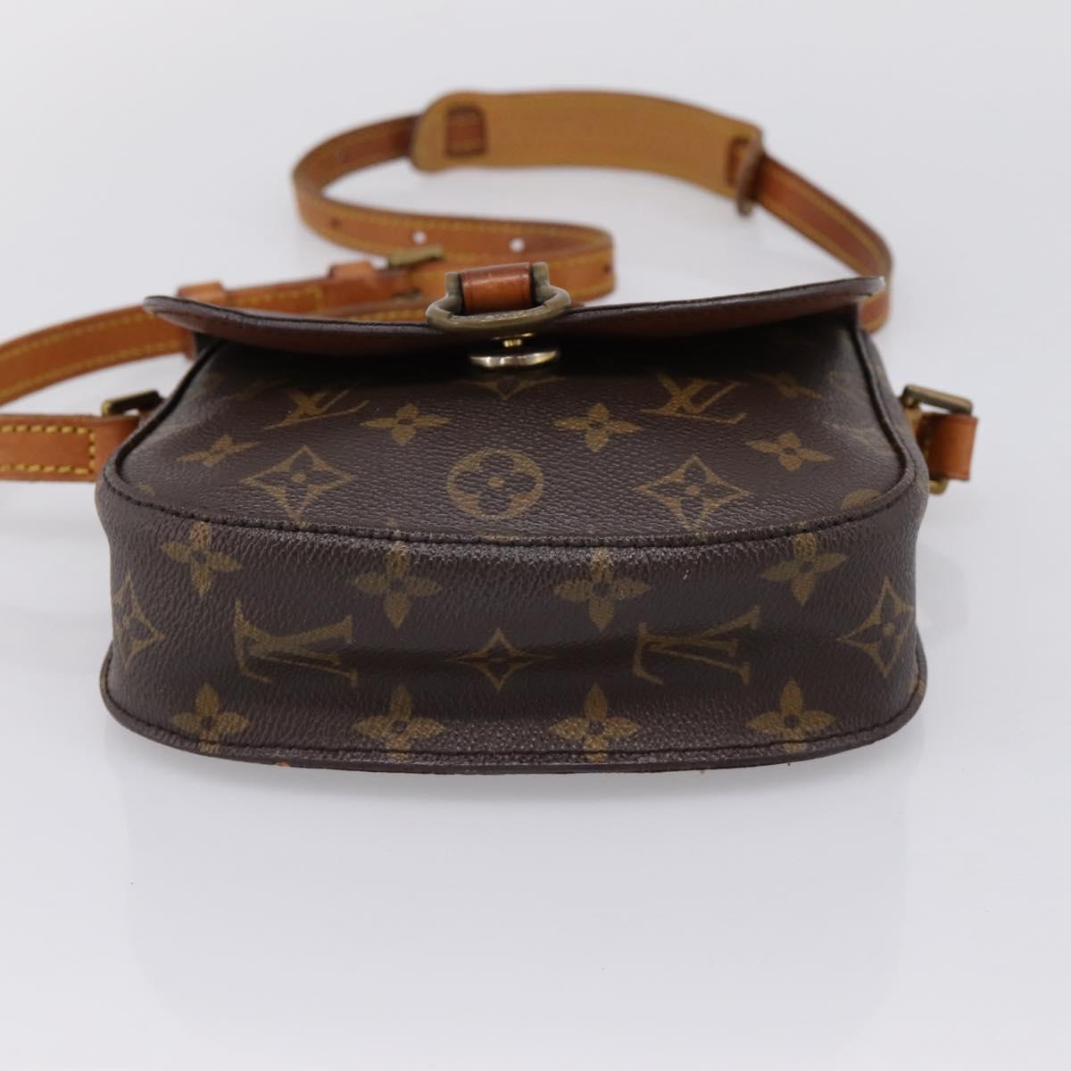 LOUIS VUITTON Monogram Saint Cloud PM Shoulder Bag M51244 LV Auth BA15343