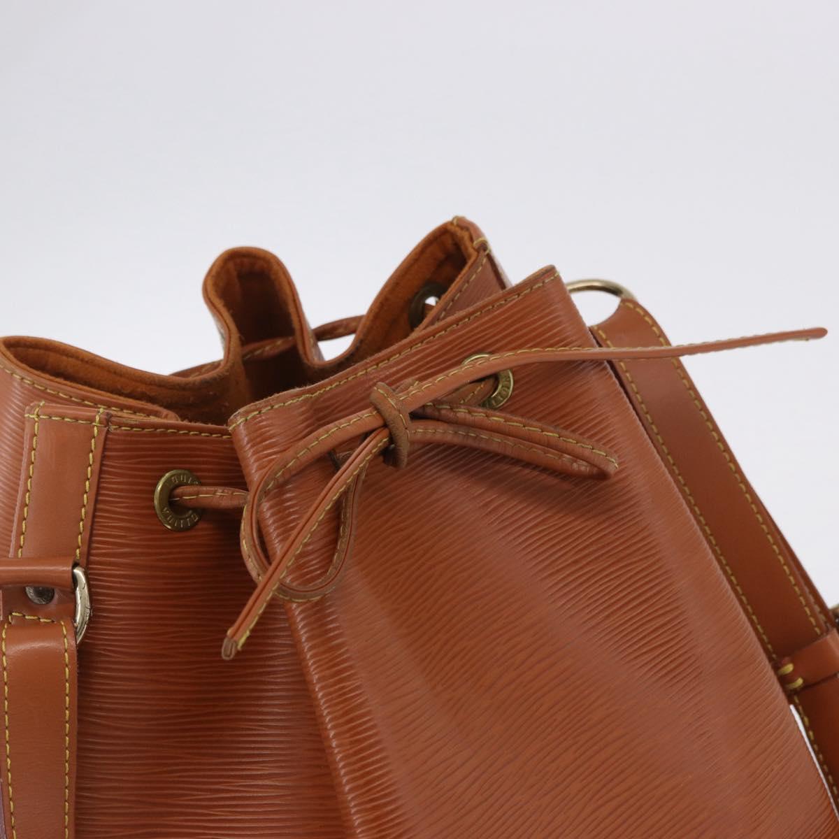 LOUIS VUITTON Epi Noe Shoulder Bag Brown M44008 LV Auth BA15348
