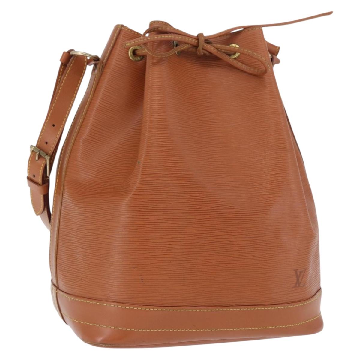 LOUIS VUITTON Epi Noe Shoulder Bag Brown M44008 LV Auth BA15348