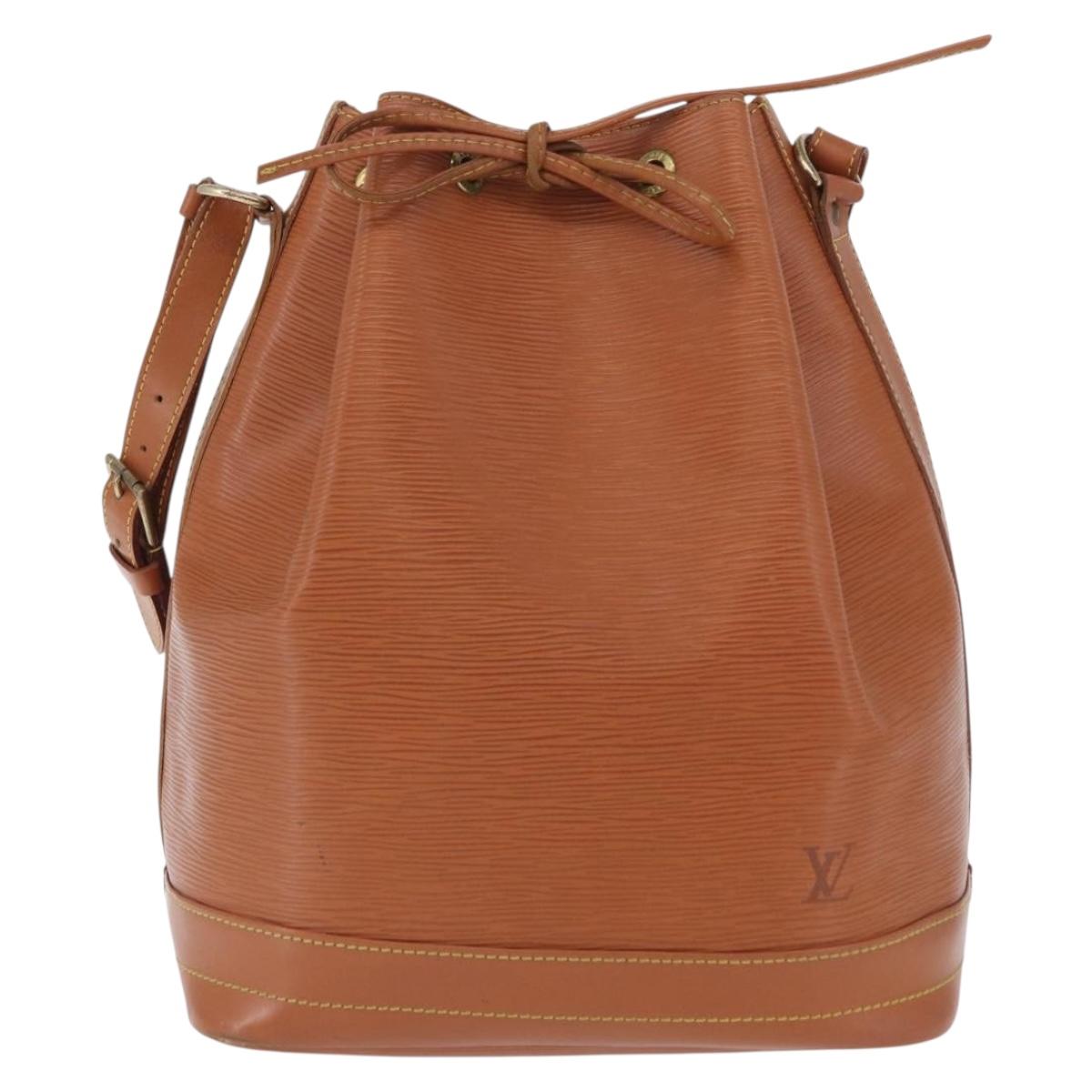LOUIS VUITTON Epi Noe Shoulder Bag Brown M44008 LV Auth BA15348