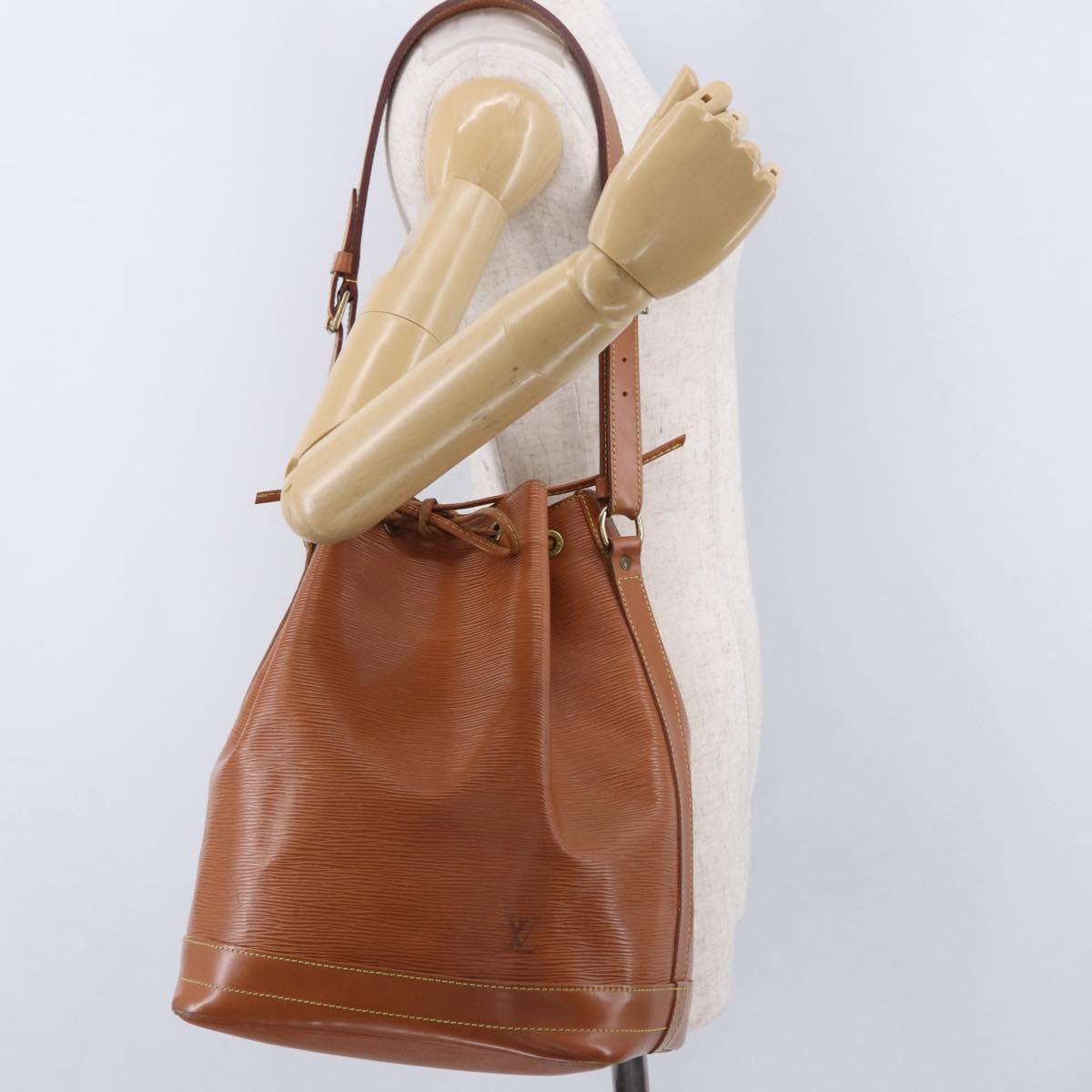 LOUIS VUITTON Epi Noe Shoulder Bag Brown M44008 LV Auth BA15348