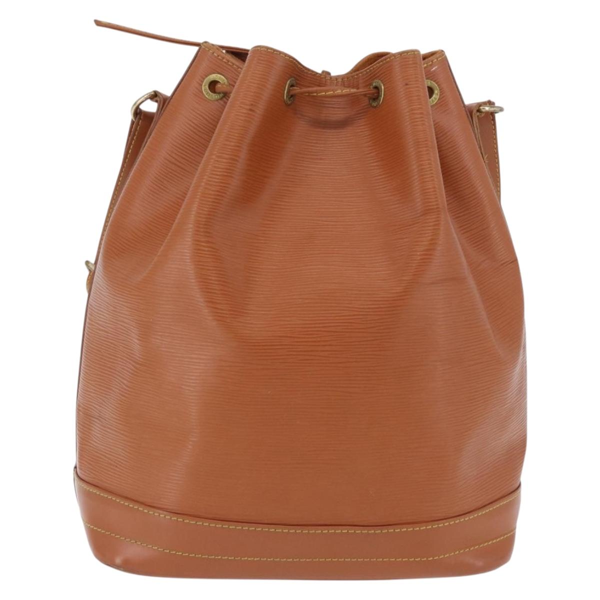 LOUIS VUITTON Epi Noe Shoulder Bag Brown M44008 LV Auth BA15348