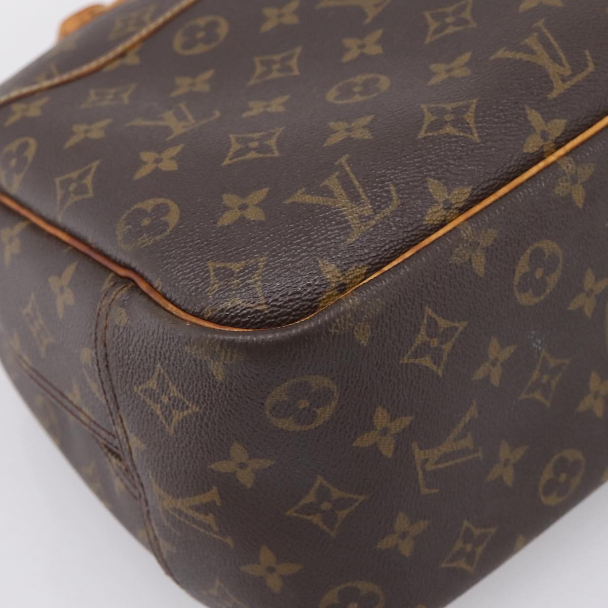 LOUIS VUITTON Monogram Deauville Hand Bag M47270 LV Auth BA15353