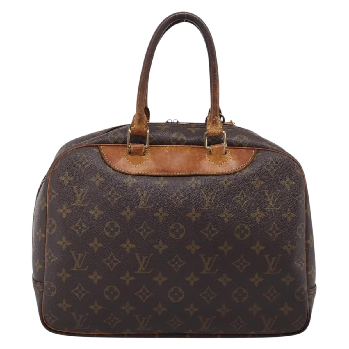 LOUIS VUITTON Monogram Deauville Hand Bag M47270 LV Auth BA15353
