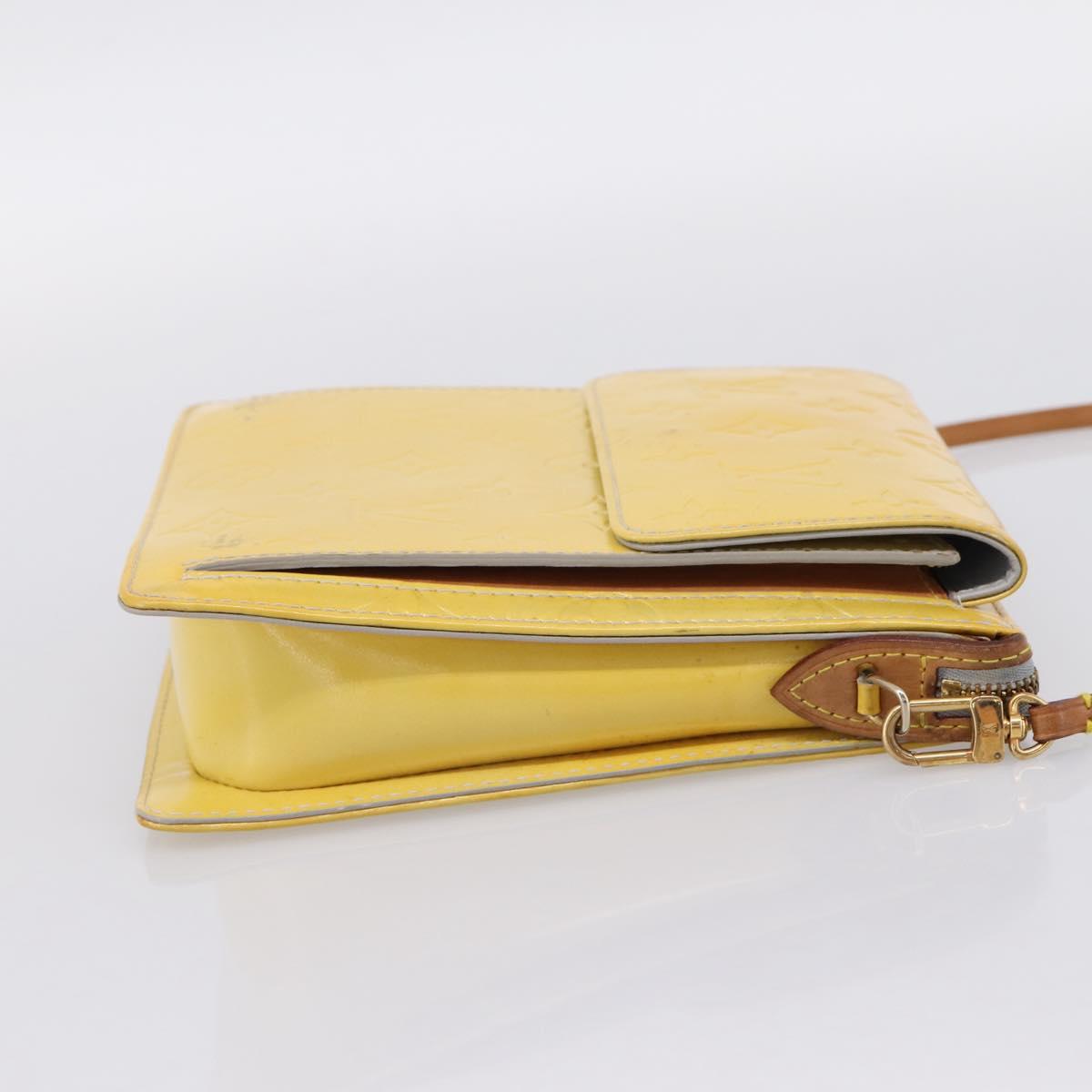 LOUIS VUITTON Monogram Vernis Motto Accessory Pouch Gris M91030 LV Auth BA15359