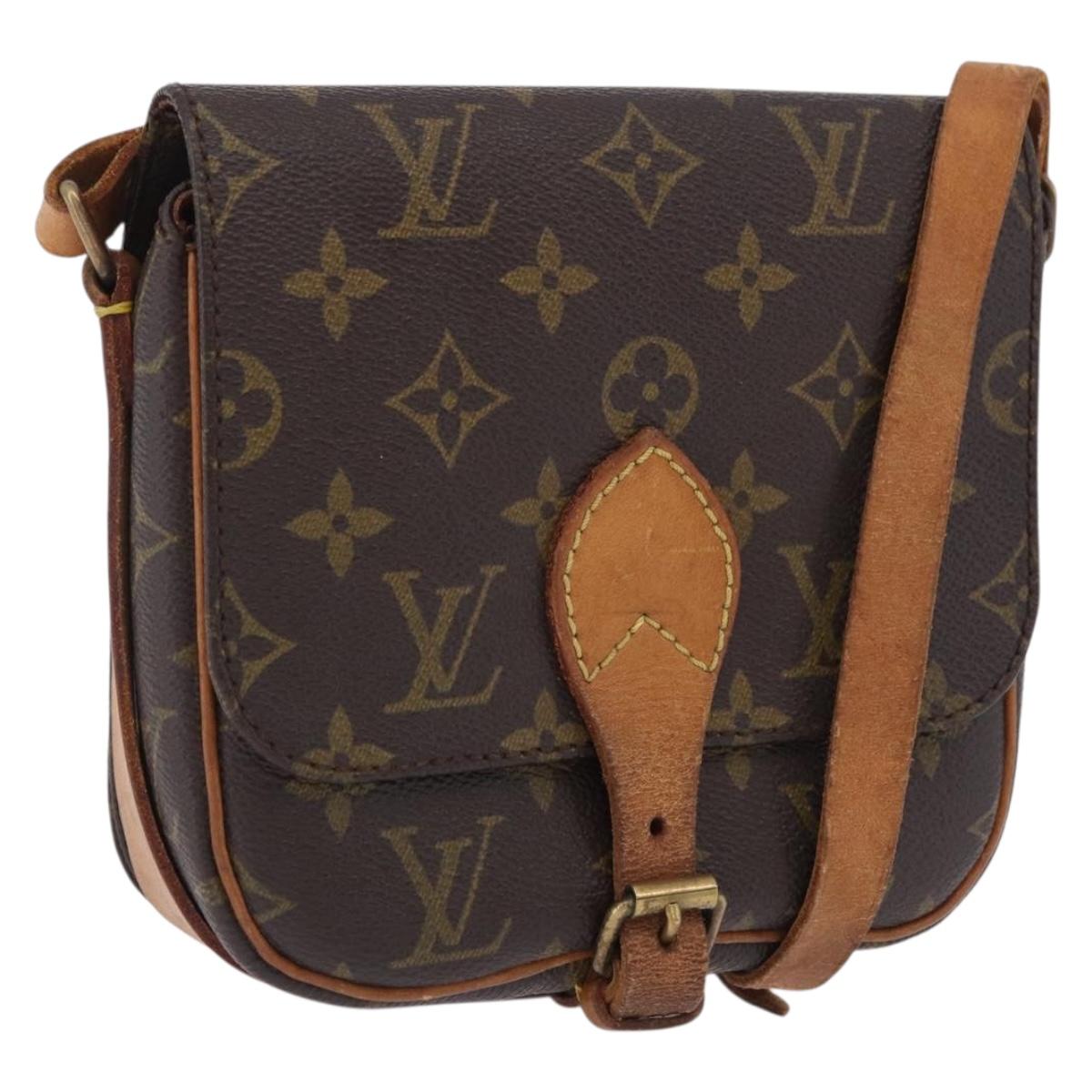 LOUIS VUITTON Monogram Cartouchiere PM Shoulder Bag M51254 LV Auth BA15365