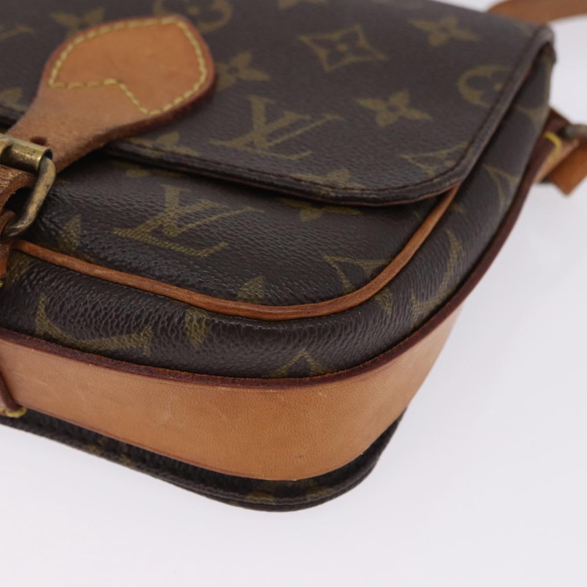 LOUIS VUITTON Monogram Cartouchiere PM Shoulder Bag M51254 LV Auth BA15365