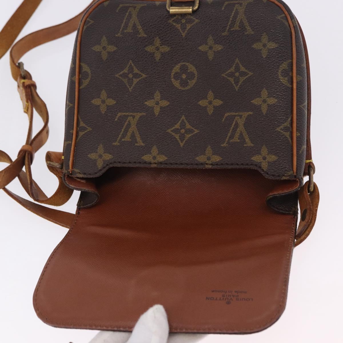 LOUIS VUITTON Monogram Cartouchiere PM Shoulder Bag M51254 LV Auth BA15365
