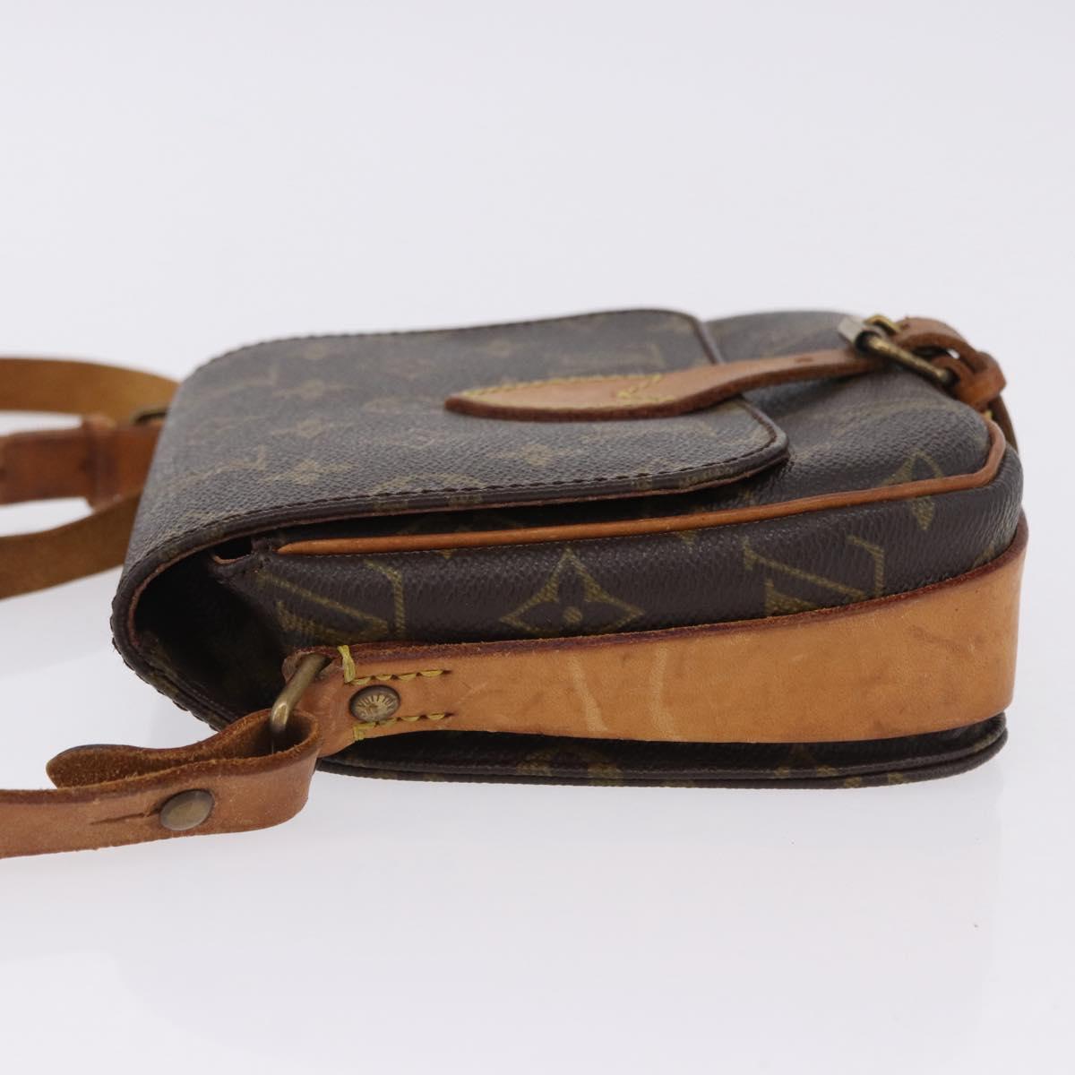 LOUIS VUITTON Monogram Cartouchiere PM Shoulder Bag M51254 LV Auth BA15365