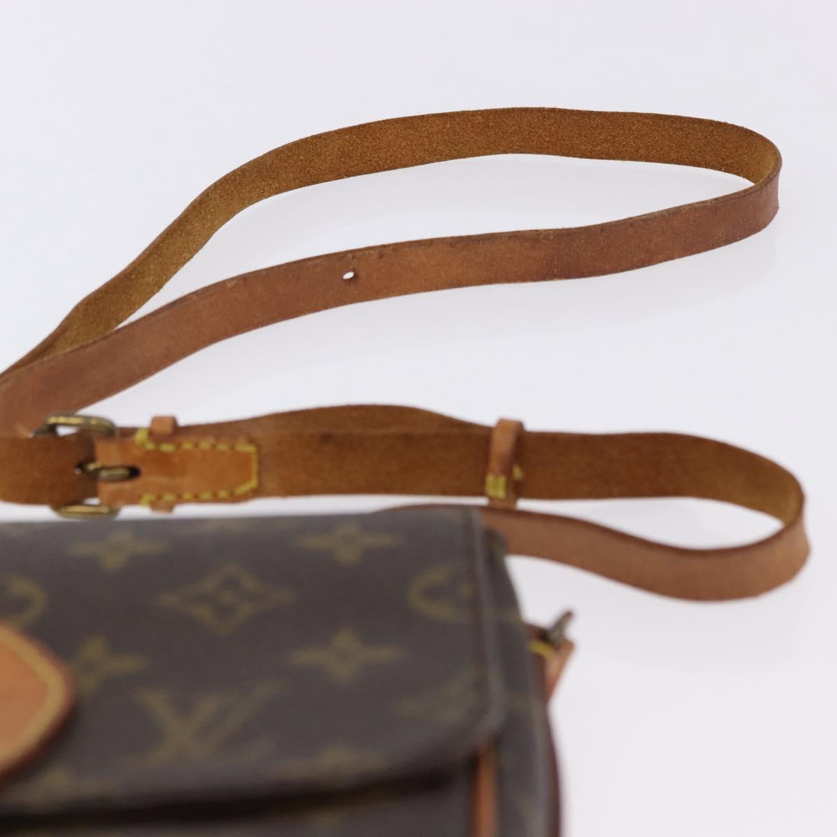 LOUIS VUITTON Monogram Cartouchiere PM Shoulder Bag M51254 LV Auth BA15365
