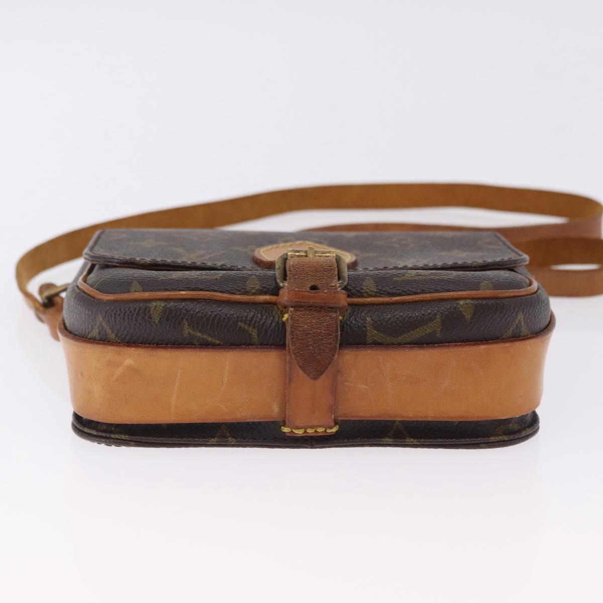 LOUIS VUITTON Monogram Cartouchiere PM Shoulder Bag M51254 LV Auth BA15365