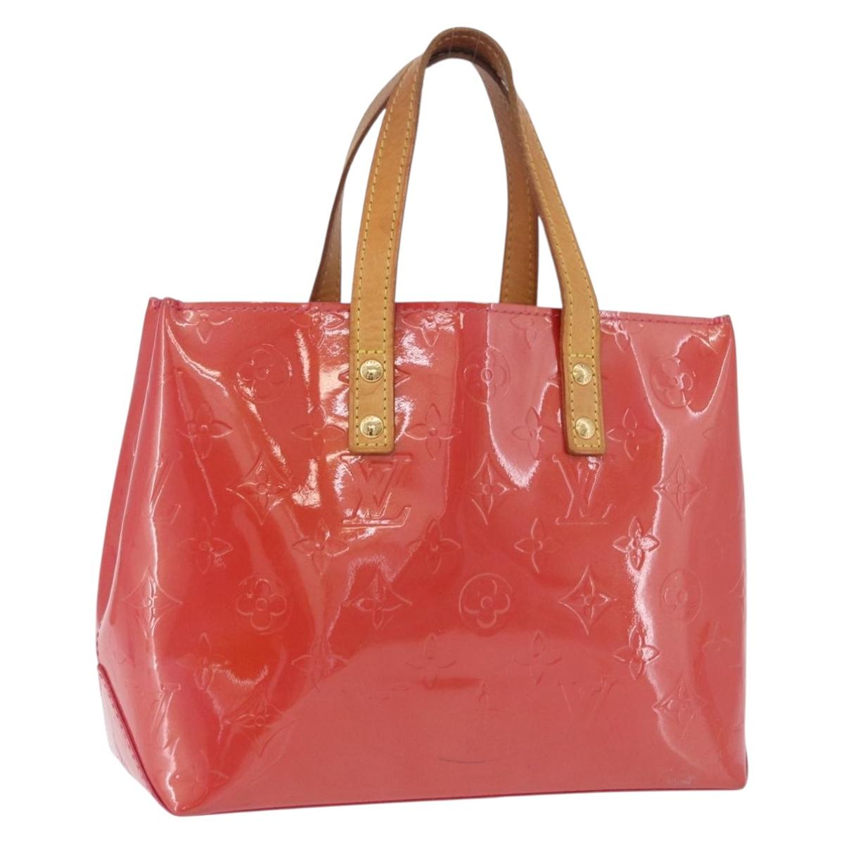 LOUIS VUITTON Monogram Vernis Reade PM Hand Bag Fran Boise M9132F Auth BA15385