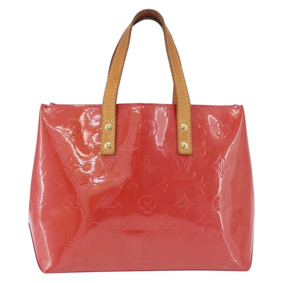 LOUIS VUITTON Monogram Vernis Reade PM Hand Bag Fran Boise M9132F Auth BA15385