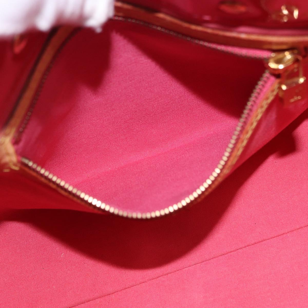 LOUIS VUITTON Monogram Vernis Reade PM Hand Bag Fran Boise M9132F Auth BA15385